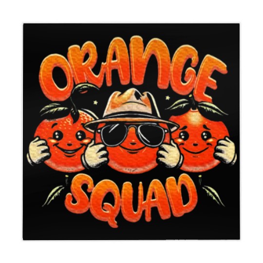 Orange Citrus Fruit Lover Orange Squad Meme Mahjong Mats