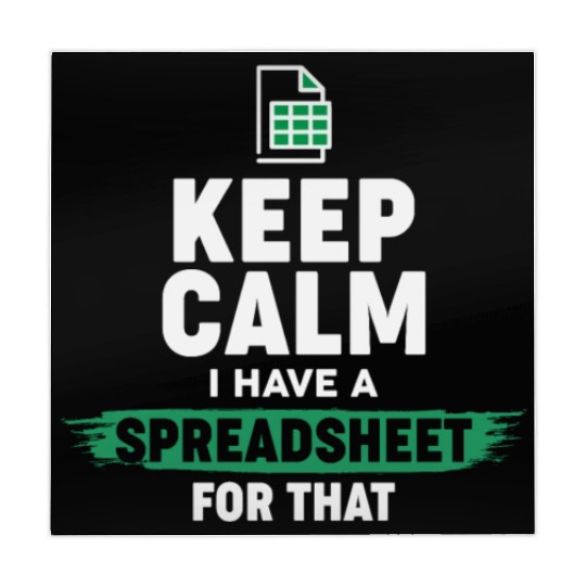 Accountant Funny Excel Spreadsheets Keep Calm Mahjong Mats