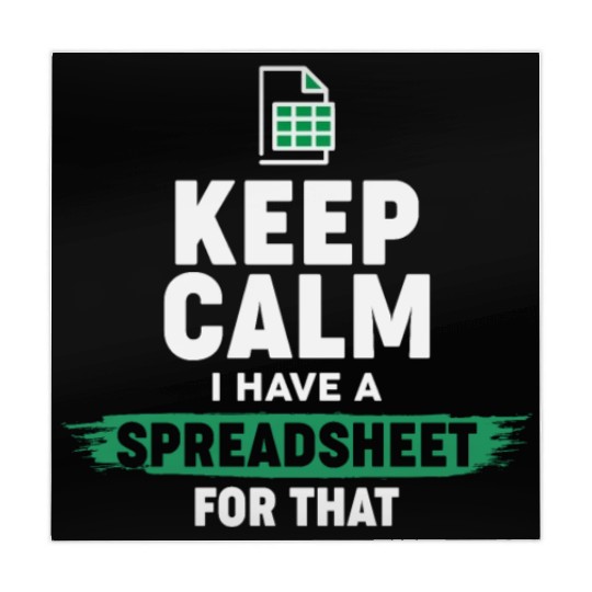 Accountant Funny Excel Spreadsheets Keep Calm Mahjong Mats