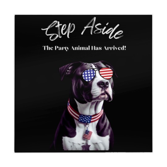 Step Aside The Party Animal Has Arrived AmStaff Mahjong Mats