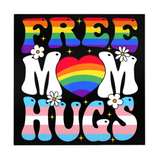 Free Mom Hug Lesbian Gay Lgbt Pride Rainbow Flag Mahjong Mats