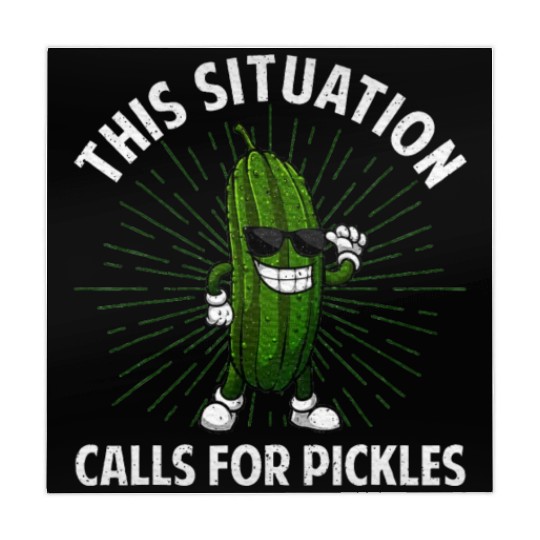 Pickle Design Cucumber Dill Pickle Lover Mahjong Mats