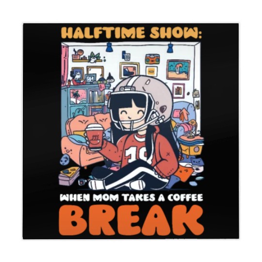 Football Mom Halftime Show: Mom Takes Coffee Break Mahjong Mats
