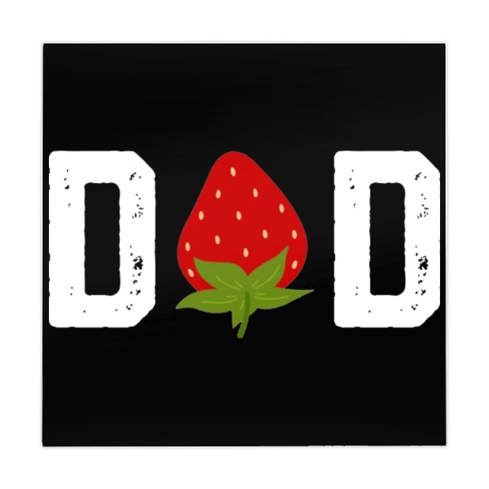 Strawberry Dad Fruit Lover Fruitarian Father's Day Mahjong Mats