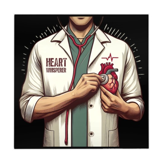 Cardiac Nurse Heart Whisperer Design Mahjong Mats