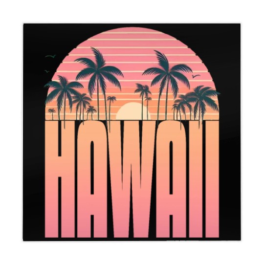 Tropical Sunset Serenity: the Aloha Spirit, Hawaii Mahjong Mats