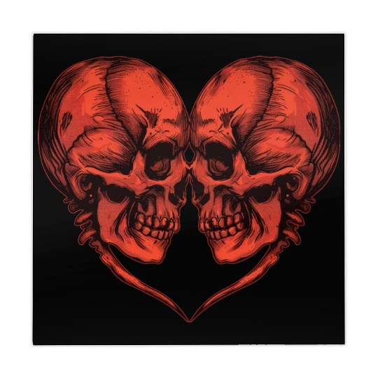 Skull Heart Mahjong Mats