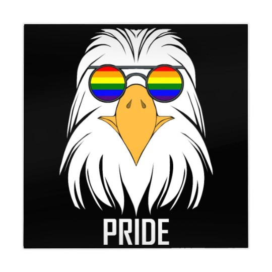 LGBTQ BALD EAGLE PRIDE DESIGN Mahjong Mats