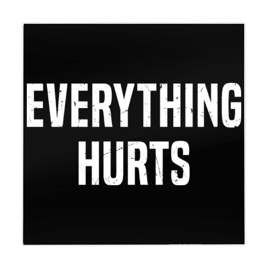 Gym Lover Funny, Everything Hurts Mahjong Mats