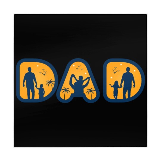 Dad love Son and Daughter Mahjong Mats