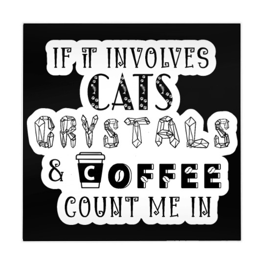 If It Involves Cats, Crystals and Coffee Mahjong Mats