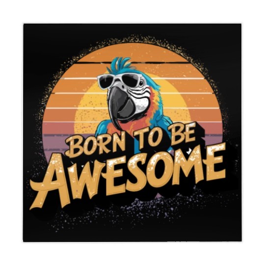 Macaw Parrot for a Bird Lover Animal Lover Mahjong Mats