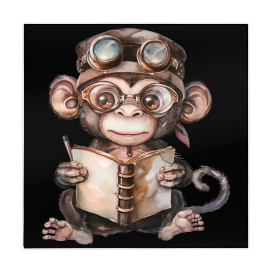 Watercolor Cute Reading Animals, Reading Animal Mahjong Mats