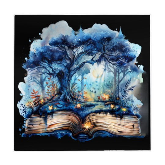 Watercolor Open Book Clipart Bundle, Fantasy Mahjong Mats