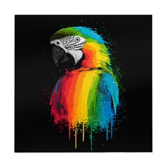 Macaw Parrot for a Bird Lover Animal Lover Mahjong Mats