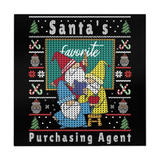 Santas Elfs Ugly Christmas Purchasing-Agent Mahjong Mats