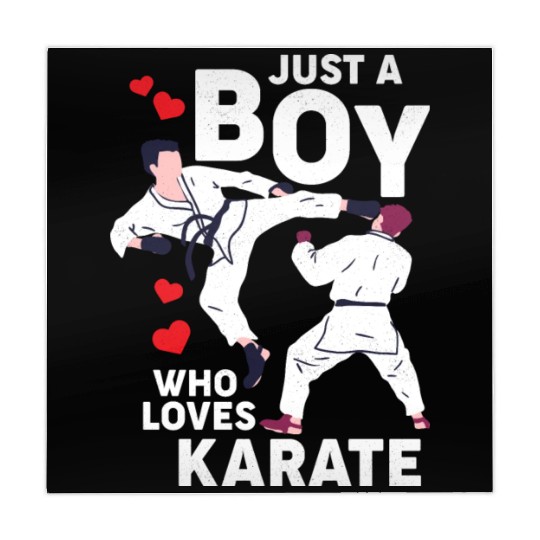 Just A Boy Who Loves Karate Karateka Fighter Mahjong Mats