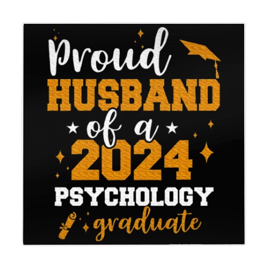 Proud Husband Class Of 2024 Psychology Graduate Mahjong Mats
