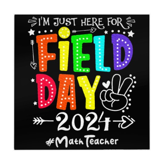 I'm Just Here For Field Day 2024 Math Teacher Mahjong Mats
