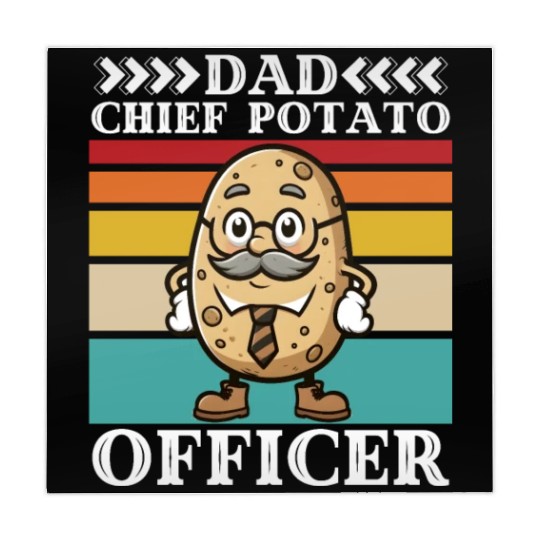 Dad chief potato officer Mahjong Mats