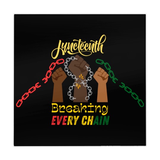Juneteenth celebration break every chain Mahjong Mats