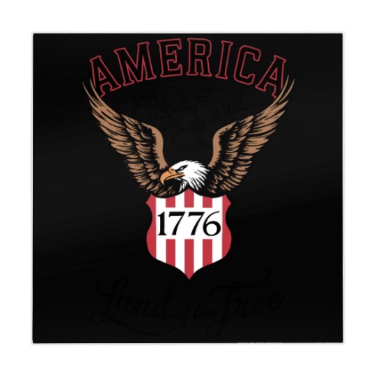 Independence Day Art 4 July Eagle Land of the Free Mahjong Mats