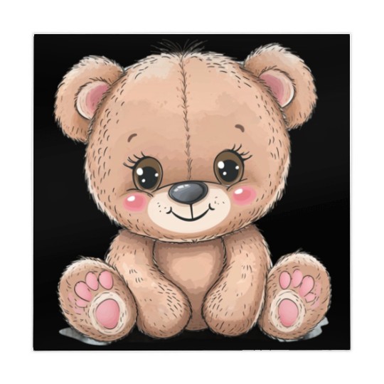 Cute Kawaii Teddy Bear Clipart, Cute Teddy Bear Mahjong Mats