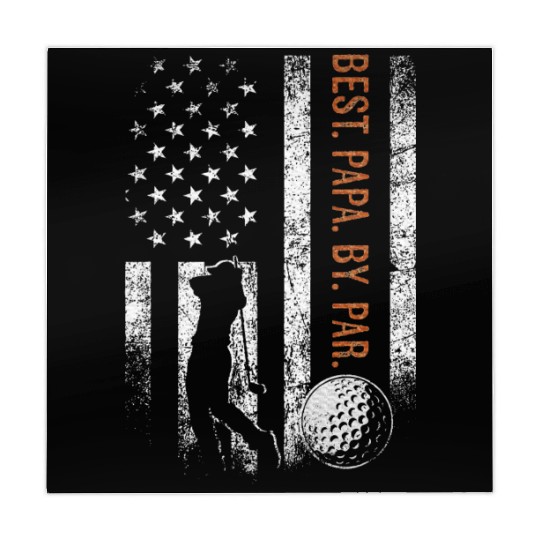 Best Papa By Par Golfing Gifts Papa Father's Day Mahjong Mats