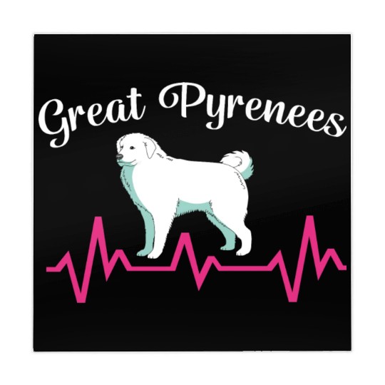 Pet Lover Great Pyrenees Dog Heartbeat Mahjong Mats