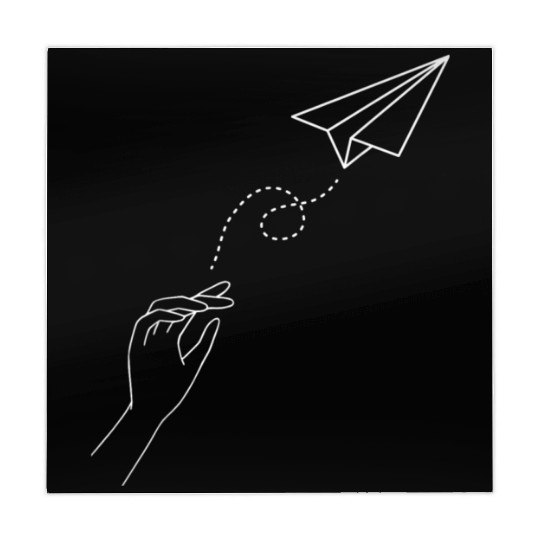 Paper Airplane Wanderlust Traveler Pilot Mahjong Mats