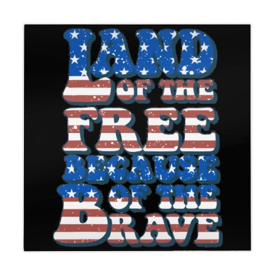 US Flag Land Of The Free Because Of The Brave Mahjong Mats