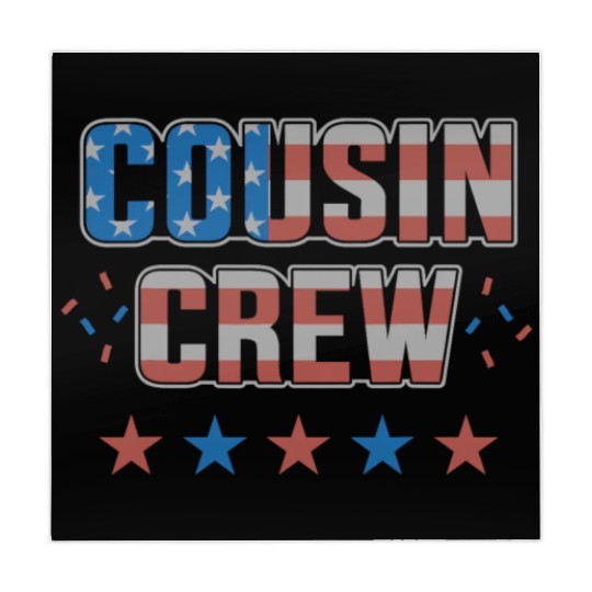 Cousin Crew Retro US Flag Funny 4th Of July Mahjong Mats