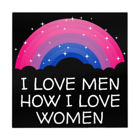 I Love Men How I Love Women Bisexual LGBTQ Bi Prid Mahjong Mats