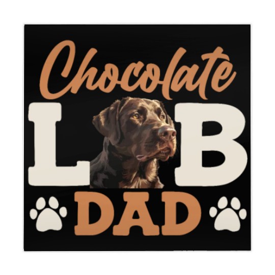 Labrador Owner CHOCOLATE LAB DAD Labrador Dog Mahjong Mats