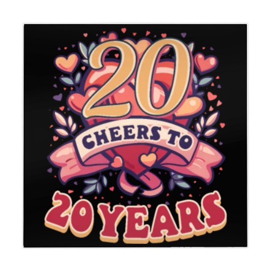 20 Years Anniversary Cheers To 20 Years! Mahjong Mats