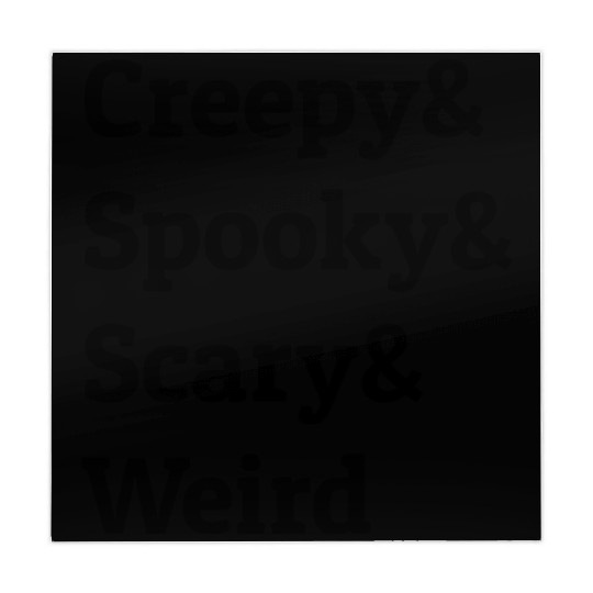 Halloween Creepy Spooky Scary Weird Mahjong Mats