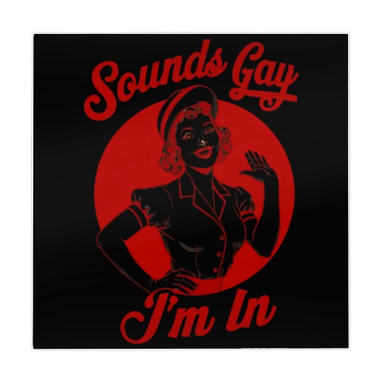 Sounds Gay I'm In Vintage Lesbian Cowgirl Howdy Mahjong Mats