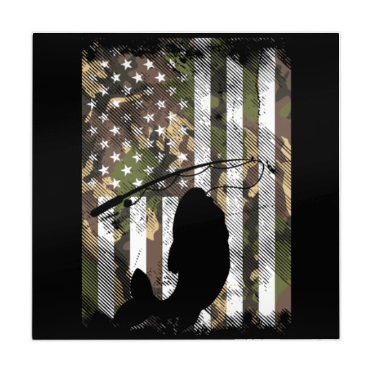 Camo Fish Hook Antler Deer Hunting Buck Hunter Mahjong Mats