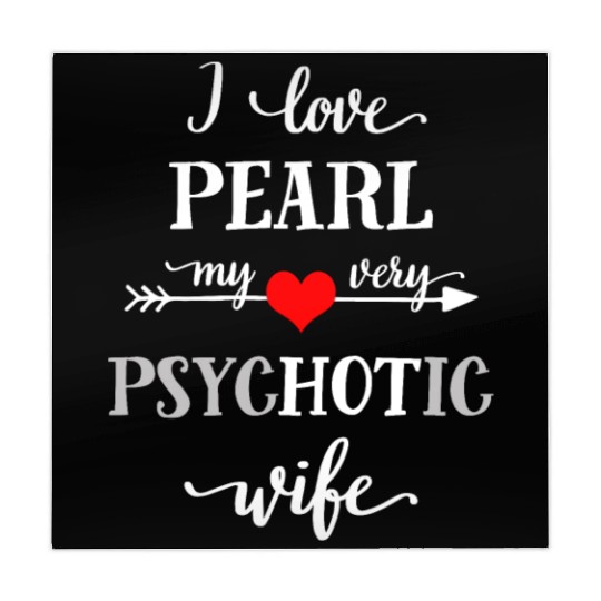 I love my very psychotic wife Mahjong Mats, fun graphic