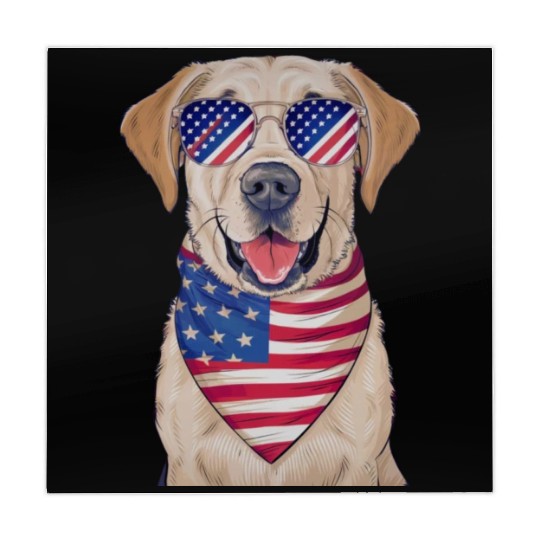 Labrador Retriever donning Mahjong Mats