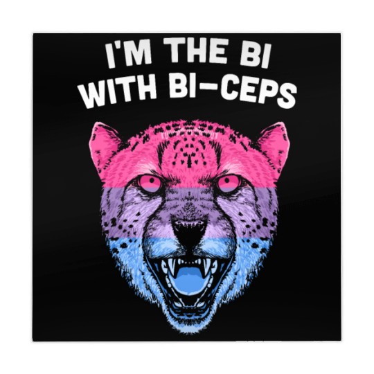 Im the Bi with Biceps Bisexual LGBTQ Bi Pride LGBT Mahjong Mats