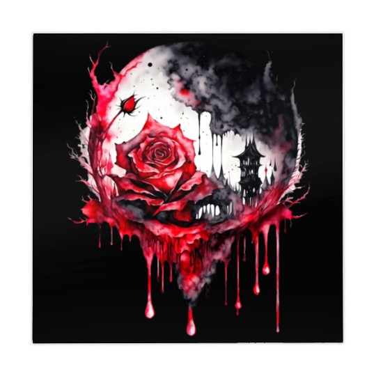 Creepy Roses Mahjong Mats