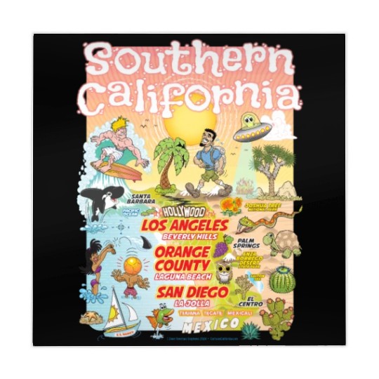 Southern California Paradise Mahjong Mats