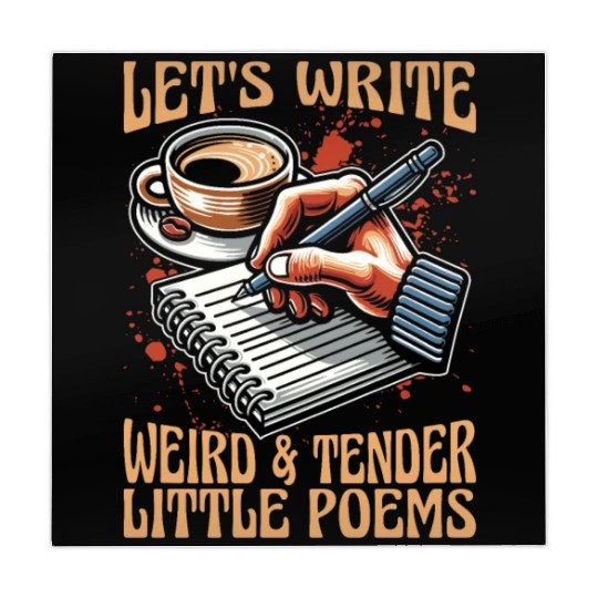 Poetry Lover Let's Write Weird & Tender Literature Mahjong Mats