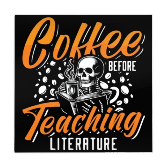 Literature Teacher Coffee Bookworm Coffee Lover Mahjong Mats