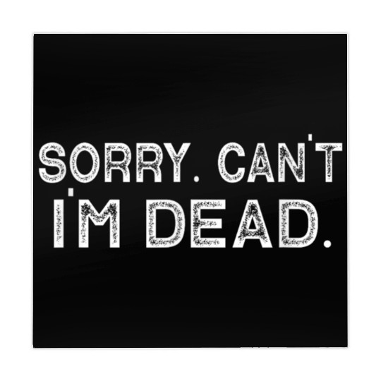 sorry dead Funny opossum design Mahjong Mats