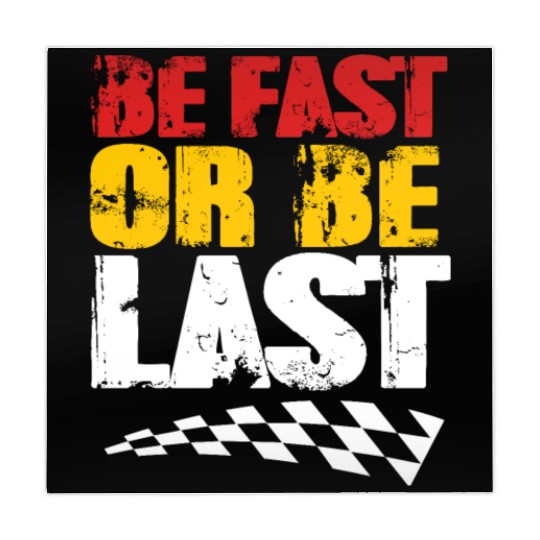 Race Day Racetrack Drag Racing Be Fast Or Be Last Mahjong Mats