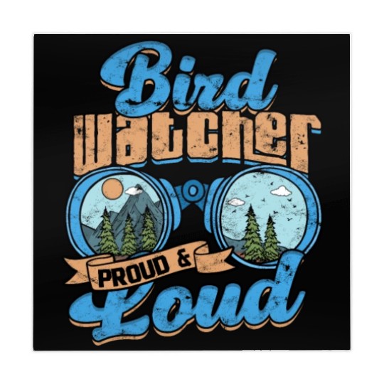 Birdwatching Bird watcher proud and loud Mahjong Mats