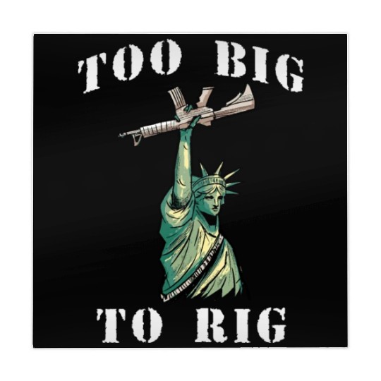 Too Big to Rig 2024 Trump Saying Trump 2024 Mahjong Mats