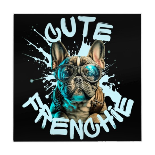 Cute frenchie Mahjong Mats